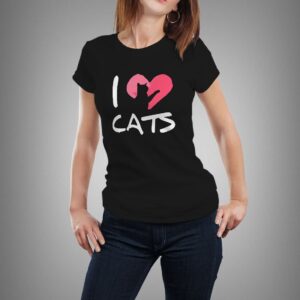 "I love cats" póló
