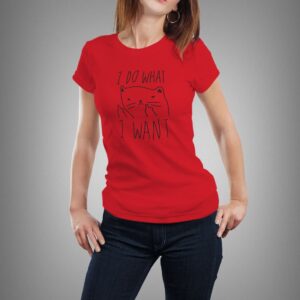 "I do what i want" póló