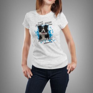 "Border collie" póló