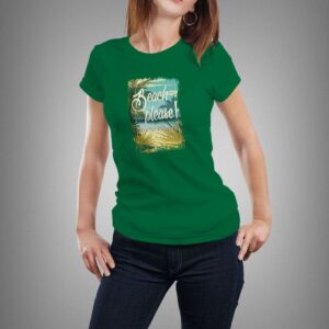 "Beach please" póló