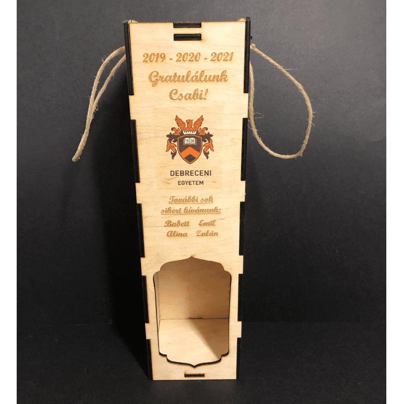 Gravírozott fényképes pálinkás doboz - Image 4