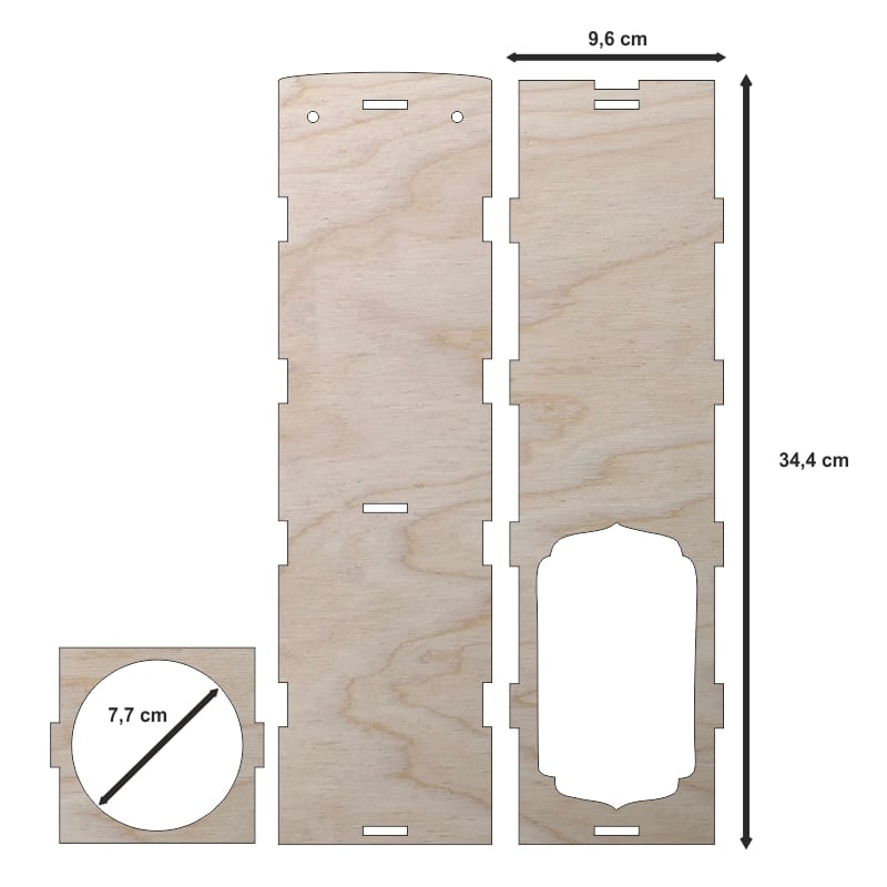 Gravírozott, fényképes boros doboz - Image 2