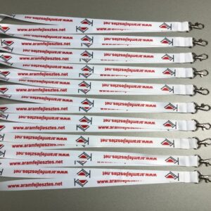 Nyomtatott nyakba akasztó