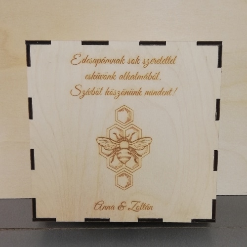 Gravírozott feles pohár szett díszdobozban - Image 2