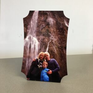 Nyomtatott ívelt asztali kép