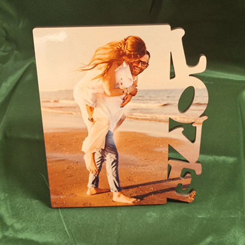 Asztali nyomtatott fényképtartó LOVE felirattal - Image 3