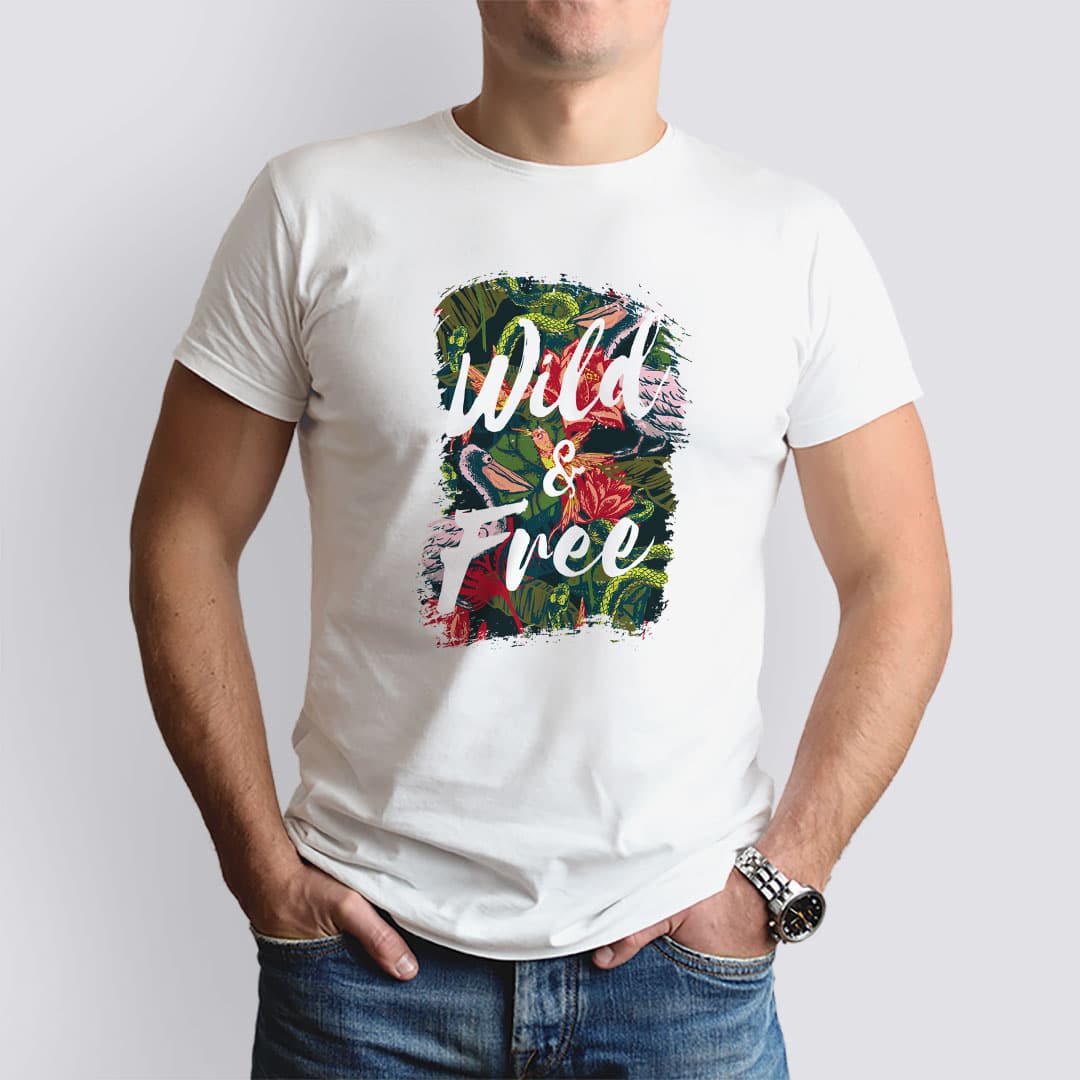 "Wild & Free" póló