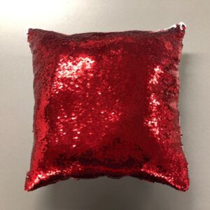 Nyomtatott flitteres párna