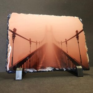 Nyomtatott téglalap alakú fotókő