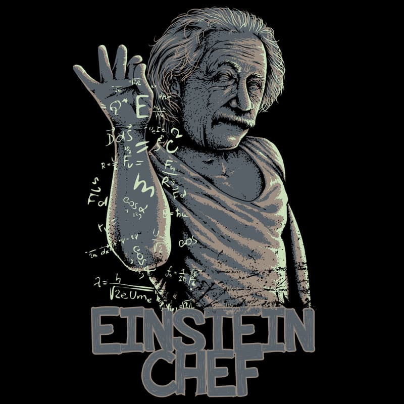 "Einstein Chef" póló - Image 2