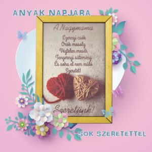 Nyomtatható kép+keret - Anyák napjára