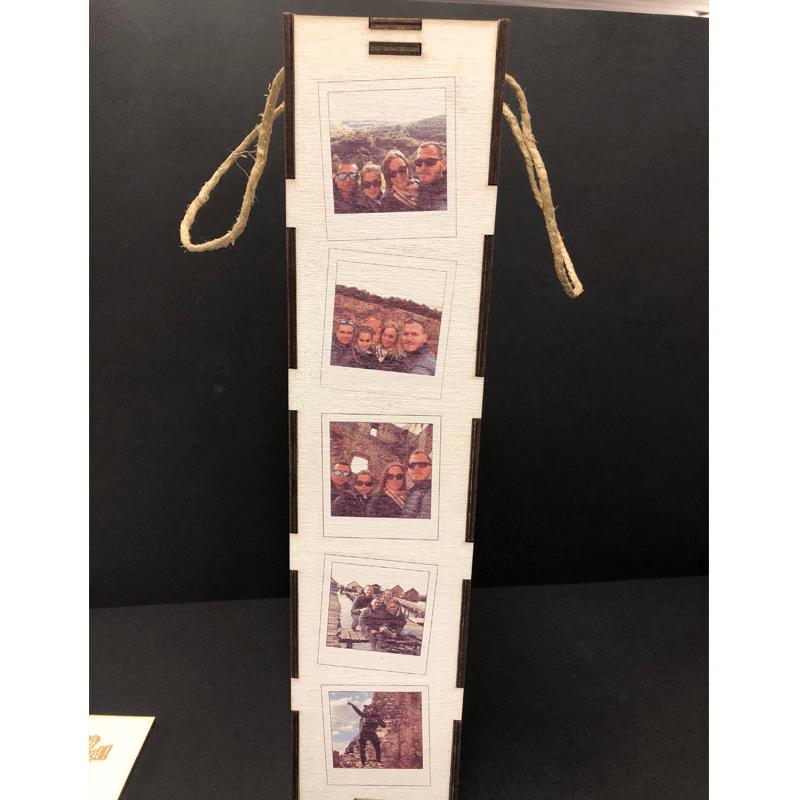 Gravírozott fényképes pálinkás doboz - Image 5