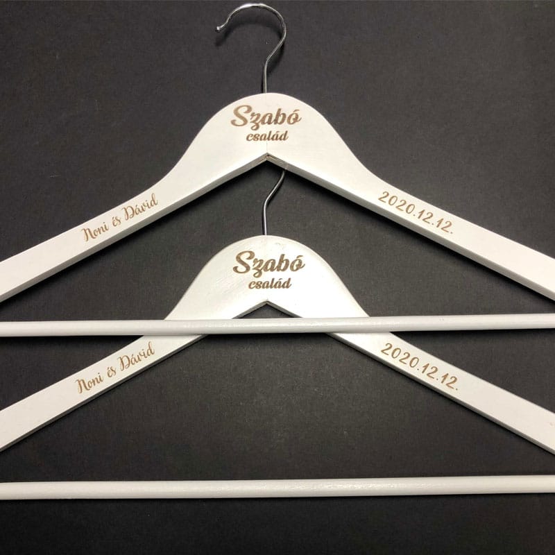 Vállfa a tetején és a szárain gravírozva - Image 4