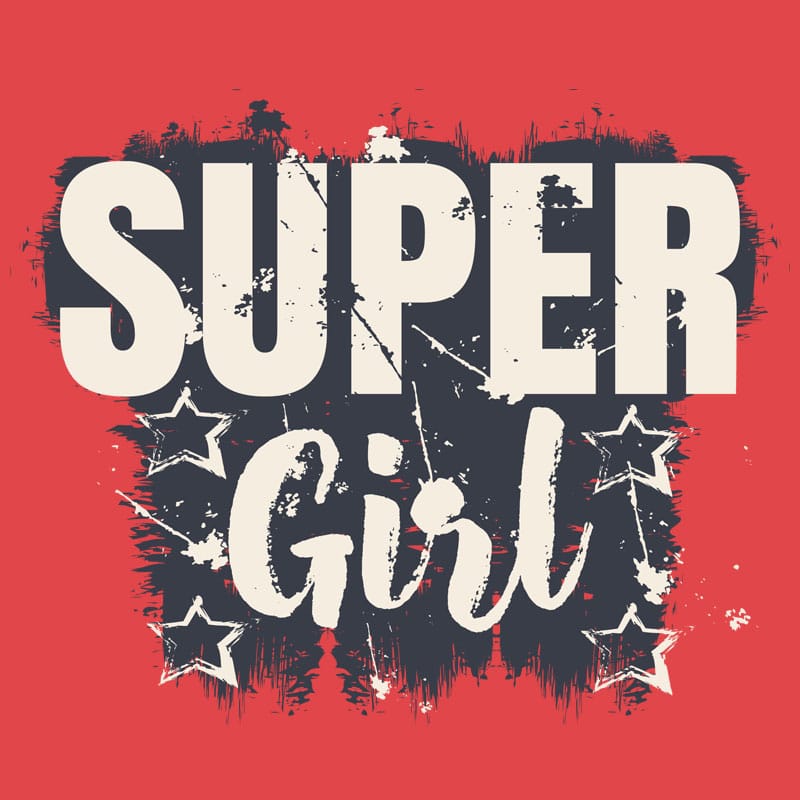 "Super Girl" póló - Image 2